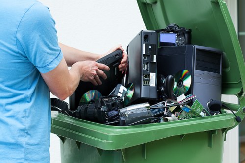 Recycling metals from a construction site